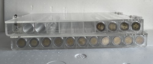 Porta monete plexiglass per - monete, in