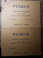 Libri musica - Solfeggi manoscritti