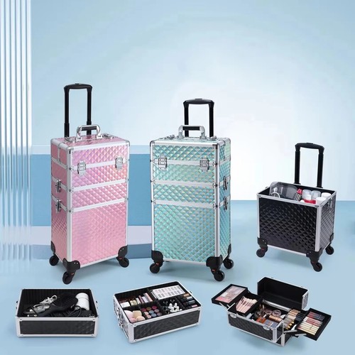 Rolling makeup case artist - makeup,