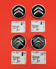 4x Coprimozzo Originali Peugeot Ø60mm Cerchio in Lega C1 C2 C3 C4 C5 C6 C8 - 542170