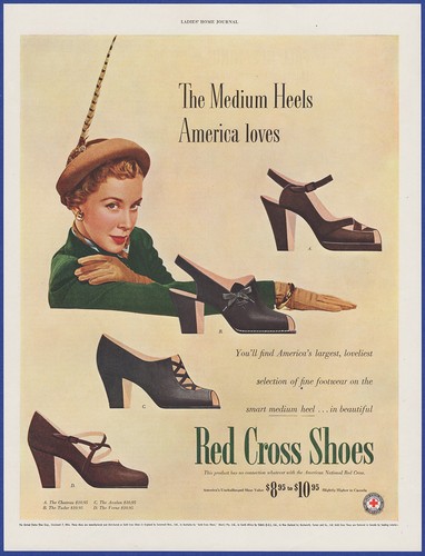 Scarpe vintage 1949 croce - vintage,