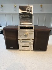Technics ST-HD301 Impianto Stereo HiFi Separato Vintage Con Altoparlanti Testato