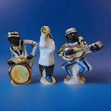 Bottiglie ceramica Vintage Drioli Suonatori  Di Jazz 1950