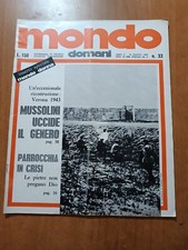 MONDO DOMANI 33/1968 Crisi