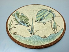 Quadro tondo in ceramica