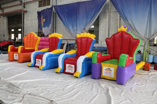 Trono gonfiabile poltrona - gonfiabile,