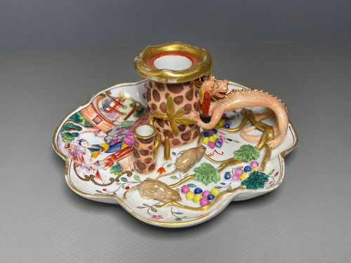 Candelabro meissen museale - candelabro,