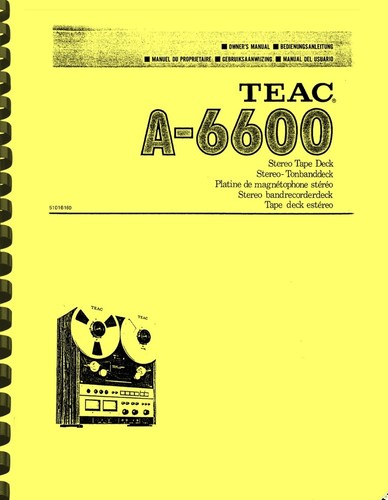 Teac 6600 reel - a-6600,