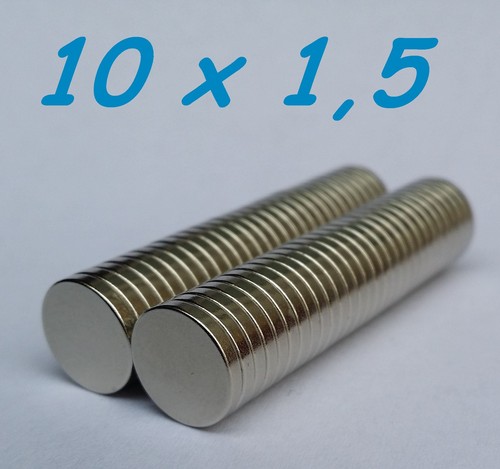 200 magneti neodimio 10x1 mm - magneti,