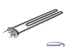 RESISTENZA LAVATRICE PROFESSIONALE  4000W    LUNGA  410mm CON BORDO VASCA