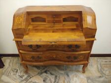 Mobiletto a ribaltina intarsiata per ingresso