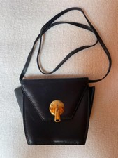 Borsa Bally blu 100% vera pelle vintage Pre Owned