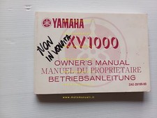 Yamaha XV 1000 2AE 1986 manuale uso manutenzione libretto originale ITALIANO