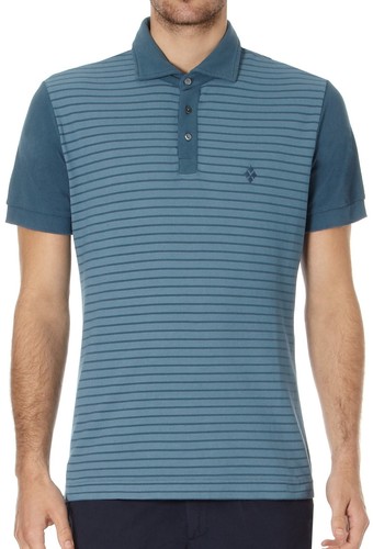 Polo ballantyne blu - blu, acqua