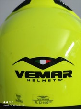 Casco Jet Vemar Fluo con Doppia visiera interna TG XL