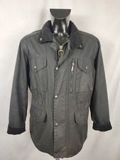 Barbour Giacca uomo nera Medium Sapper Jacket Black Waxed Sapper Jacket Size M