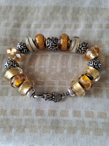 Bracciale simil trollbeads - simil,
