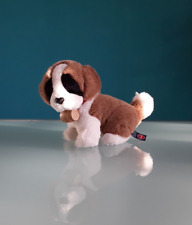 "TRUDI" peluche, Cane San Bernardo , colore marrone e bianco, altezza 18 cm.