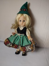 Bambola bambina tirolese 8"