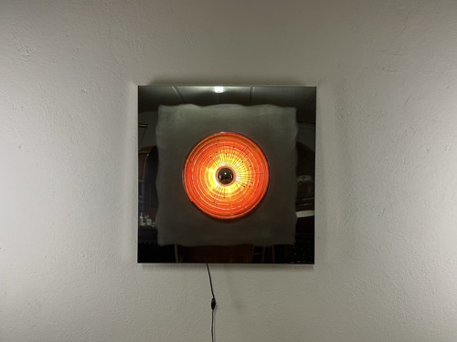 Pannello luminoso acciaio