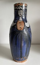 RARO VASO POTERIE DU GRAND CHENE ODETTE ROCHE & LJUBA NAUMOVITCH VALLAURIS  1951