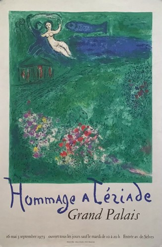 Poster originale chagall 1973 - originale,
