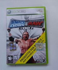 WWE 2007 SMACKDOWN XBOX 360 PAL ITALIANO COMPLETO DISCO COME NUOVO O QUASI 