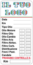 150 adesivi tagliando auto