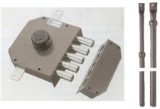 Serratura sicurezza MOTTURA art.621 triplice pompa-cilindro 50/80 mm con aste