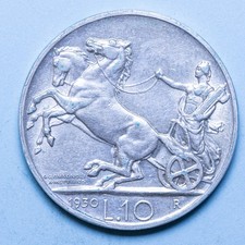 VITTORIO EMANUELE III 10 LIRE