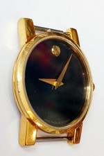 Orologio MOVADO Quadrante Nero Classico Analogico Quarzo Unisex 38MM Senza Cinturino 