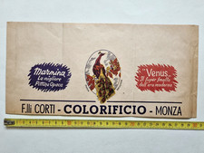 Monza Colorificio Corti Vecchia Busta Pubblicitaria Pittura Oleificio