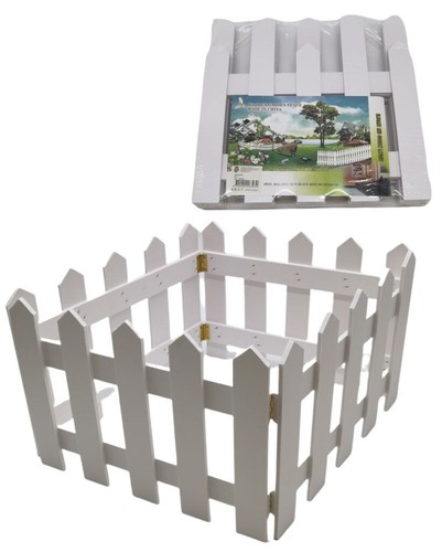 Staccionata legno bianco - legno,