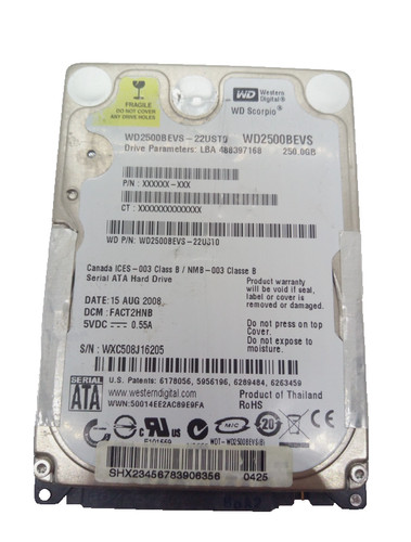 Hard disk portatile 250 - , gb