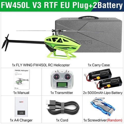 Fly wing fw450l 10ch gps - gps, 3d