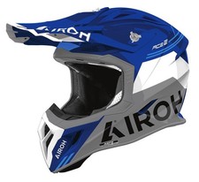 HELMET CASCO CROSS ENDURO AIROH AVIATOR ACE 2 FURY BLU GLOSS TG M
