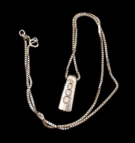 Collana oro bianco - kt, vero