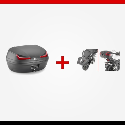 Kit givi e455n bauletto 45l - givi,