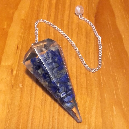 Pendule divinatoire orgonite - pendule,