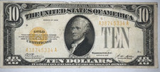 Certificato oro 10 dollari