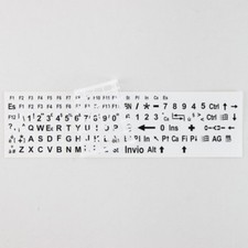 Kit adesivi tastiera lettere - kit,