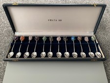 Set di 12 Cucchiai Placcati