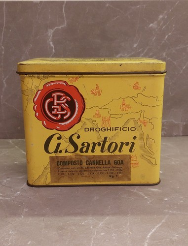 Scatola latta vintage - in,