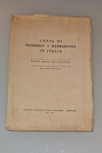 Gesta federico barbarossa - di, i