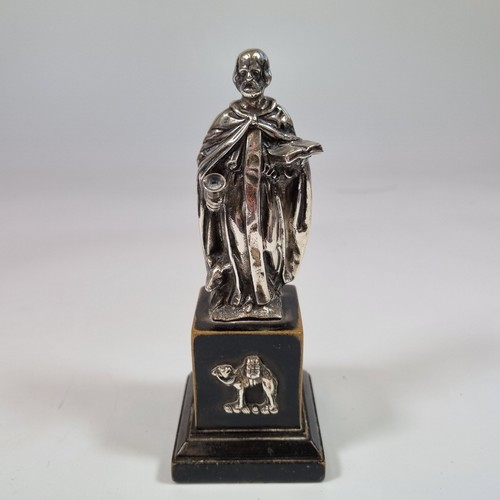 Antica statuina argento