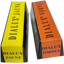 2 Barre Dialux Composti Tripoli e Giallo Rouge Taglio e Lucidare Ottone Rame Gioielli