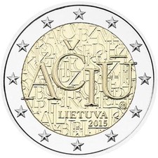 2 euro Lituania 2015 fdc