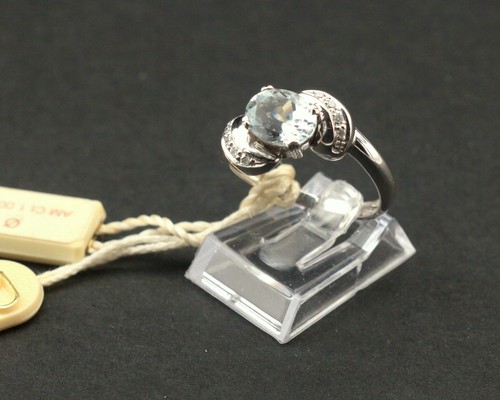 Anello oro bianco con - anello,
