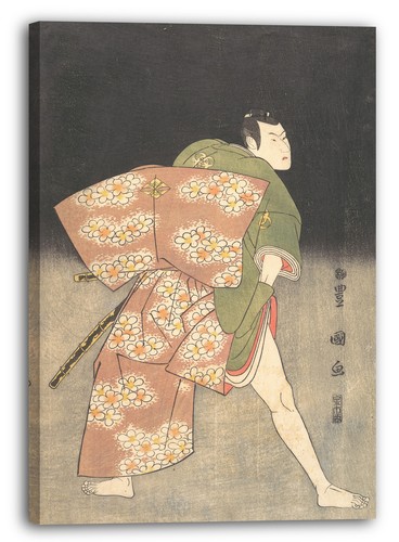 Tela cornice utagawa toyokuni - tela/cornice,