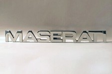 Maserati scritta posteriore